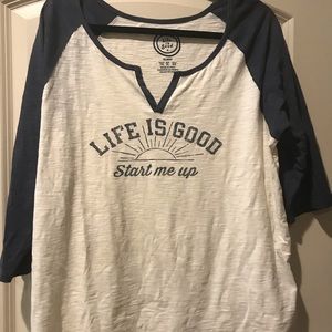 Life is good sleep top
